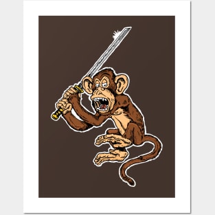 Samurai Monkey Posters and Art